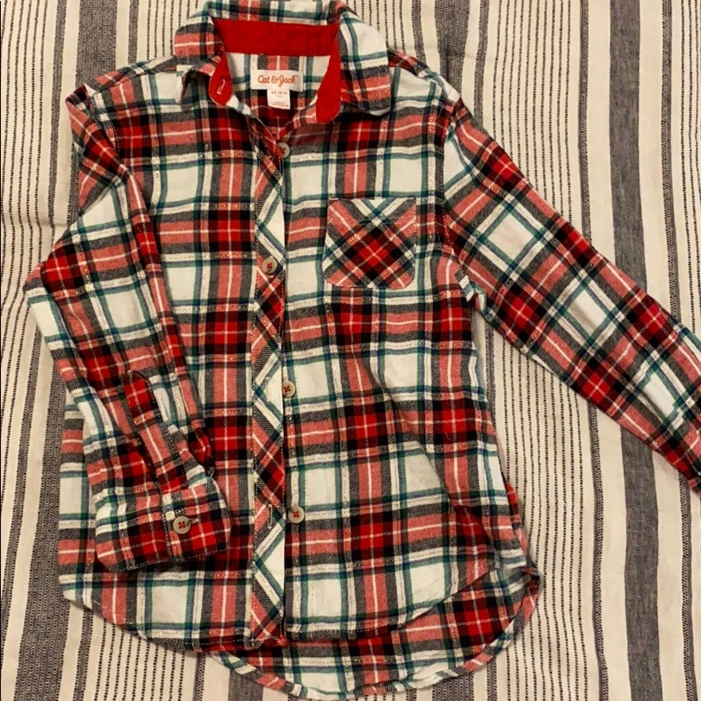 Plaid top